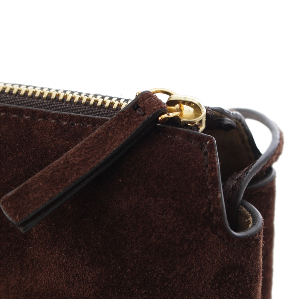 Pre-Loved The Row Mini Suede Nu Twin Crossbody - Picture 7 of 12